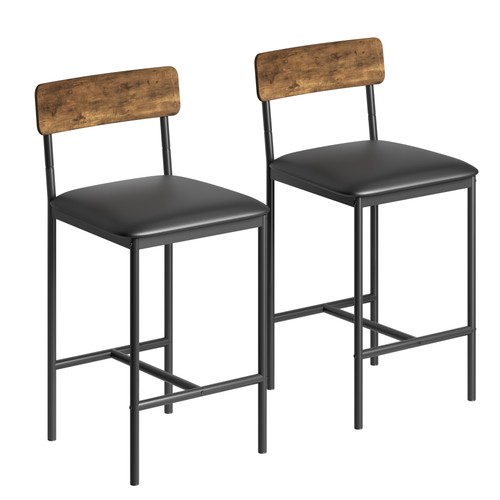 Bar stool set upholstered - of, 2