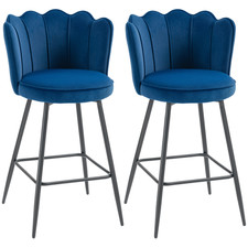 HOMCOM Barstools with Petal