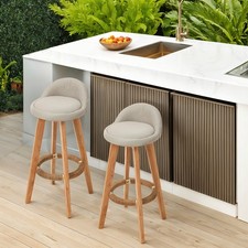 2-pack Low Back Barstools Tall