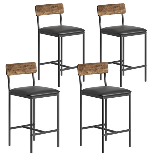Bar stool set upholstered - of,