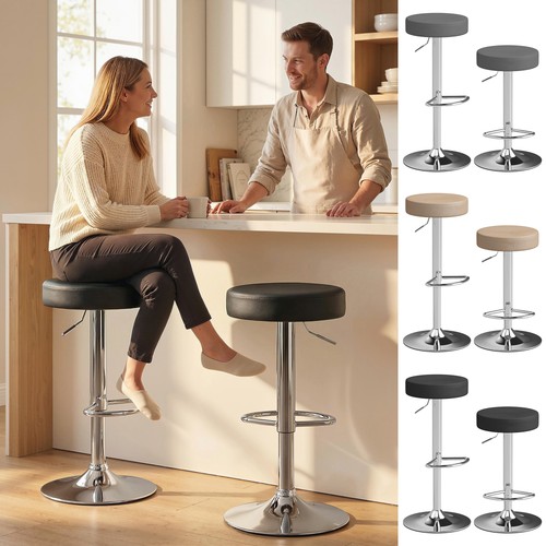 Bar stools set pu - ,